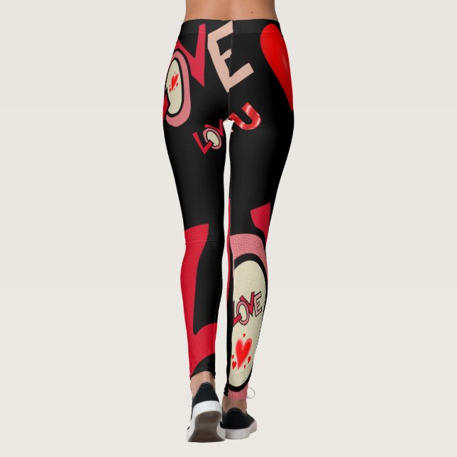 Valentines Leggings Långa (Baksida)