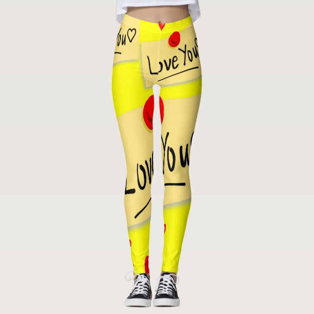 Valentines Leggings Long (Framsida)