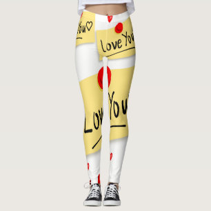 Valentines Leggings Long