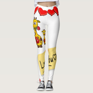 Valentines Leggings Long