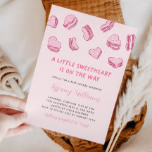 Valentines lille Rosa Baby Shower
