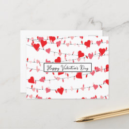 Valentines Ljus Vykort