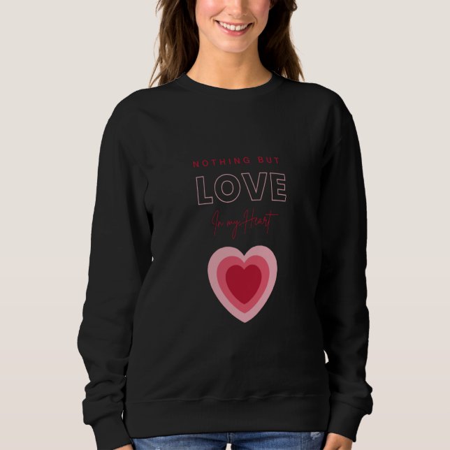 Valentines Love in My Heart T Shirt (Framsida)