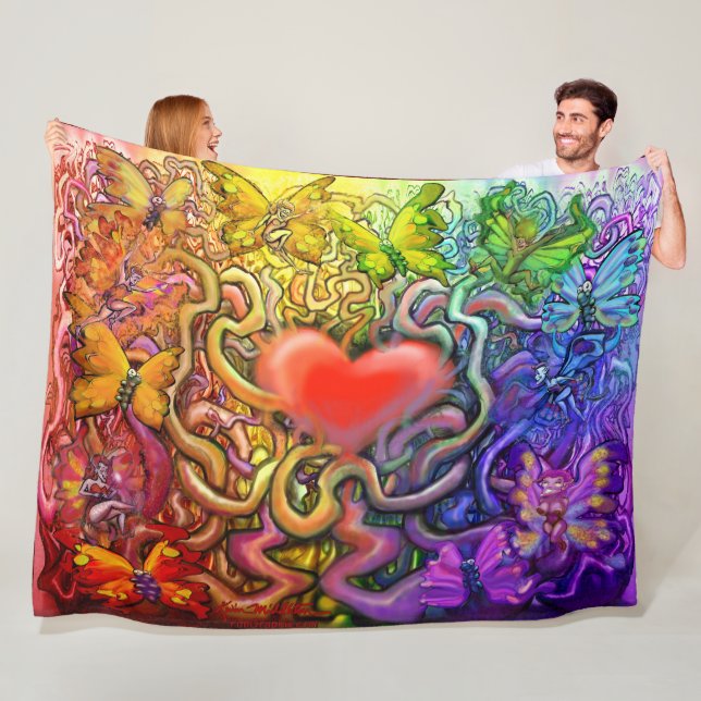 Valentines Magic Fleece Blanket (På plats)
