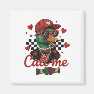 Valentines Mallard-ankjakt Virka Låshake Magnet