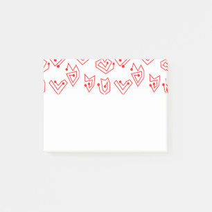 Valentines Mazes Post-it Block
