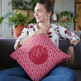 Valentines Monogram Dekorativ kudde