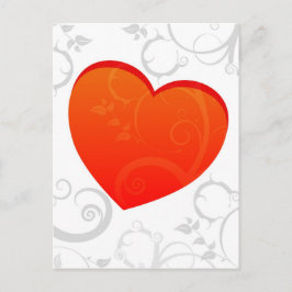 Valentines Motif Helg Vykort
