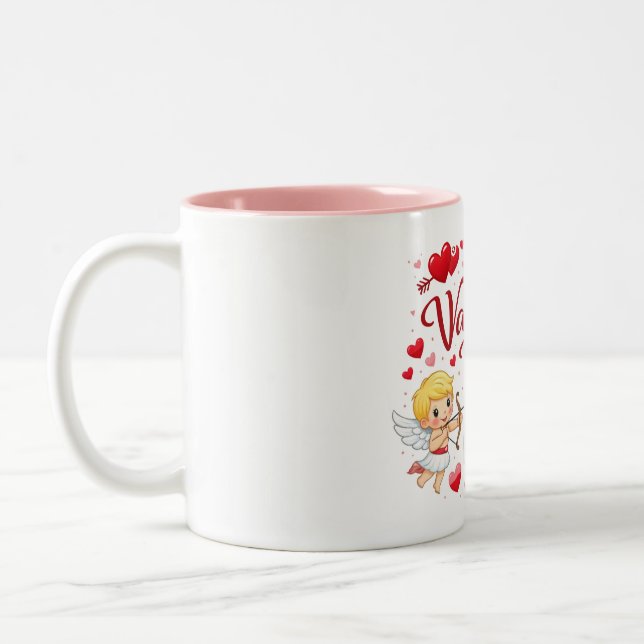 Valentines Mug  Två-Tonad Mugg (Vänster)