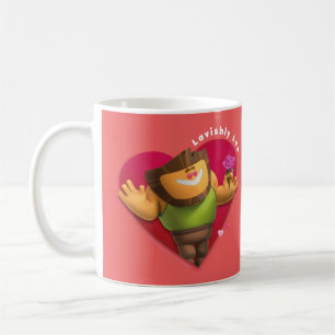 Valentines Mugg för Leo