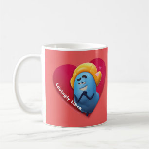 Valentines Mugg för Libra