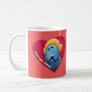 Valentines Mugg för Libra