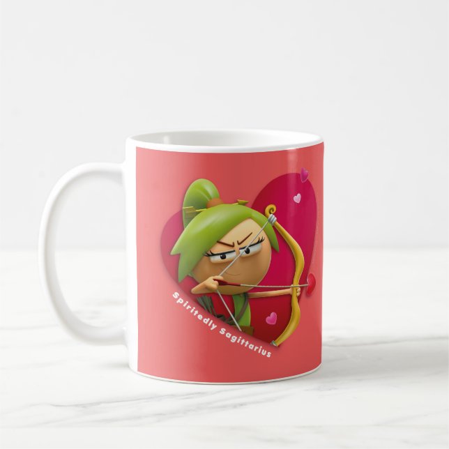 Valentines Mugg för Sagittarius (Vänster)