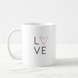 Valentines Mugg:"KÄRLEK" Kaffemugg