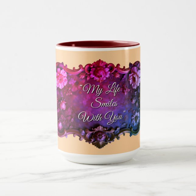Valentine's Mugs Custom Quotes and redesign Mugg (Center)