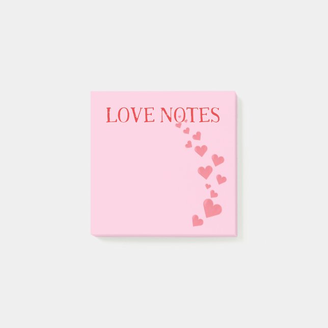 Valentine's Notes | Love Notes Notes Post-it Block (Framsida)