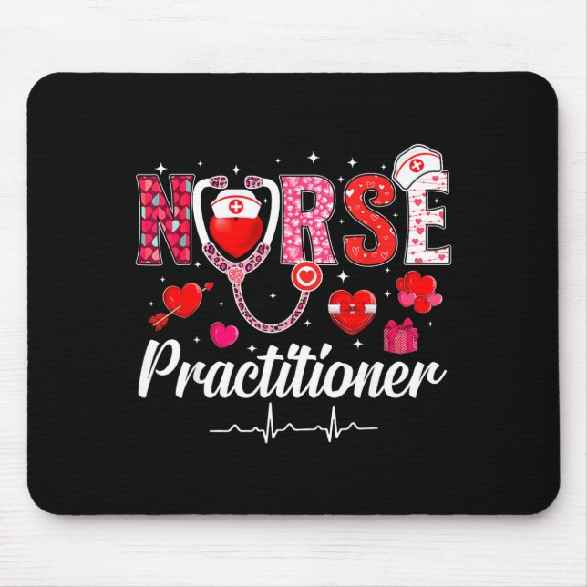 Valentines Nurse Practitioner Scrubs Nurse Life St Musmatta (Framsidan)