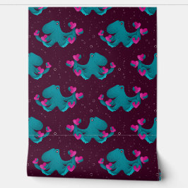 Valentine's Octopus and Hearts