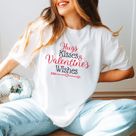 Valentines Önskemål för Friends Cute Trendig Gift T Shirt