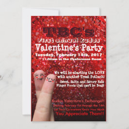 Valentines Party Flyer Inbjudningar