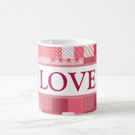 Valentines Patchwork Kaffemugg