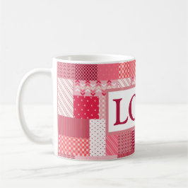 Valentines Patchwork Kaffemugg