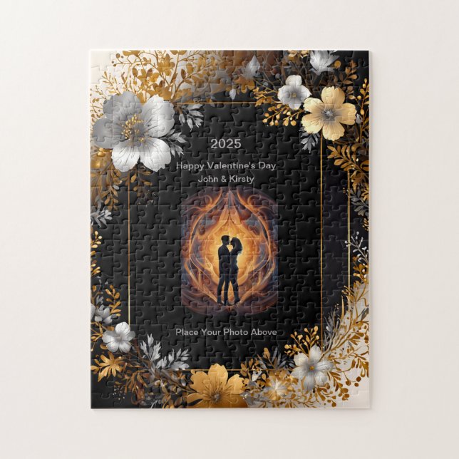 Valentines Personlig Photo Puzzle Pussel (Vertikal)