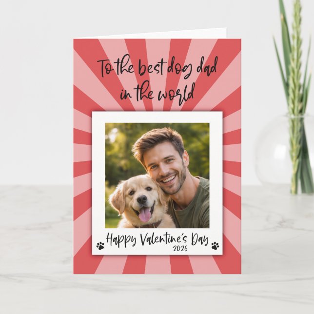 Valentines Photo Card - Card from the Dog Kort (Framsida)