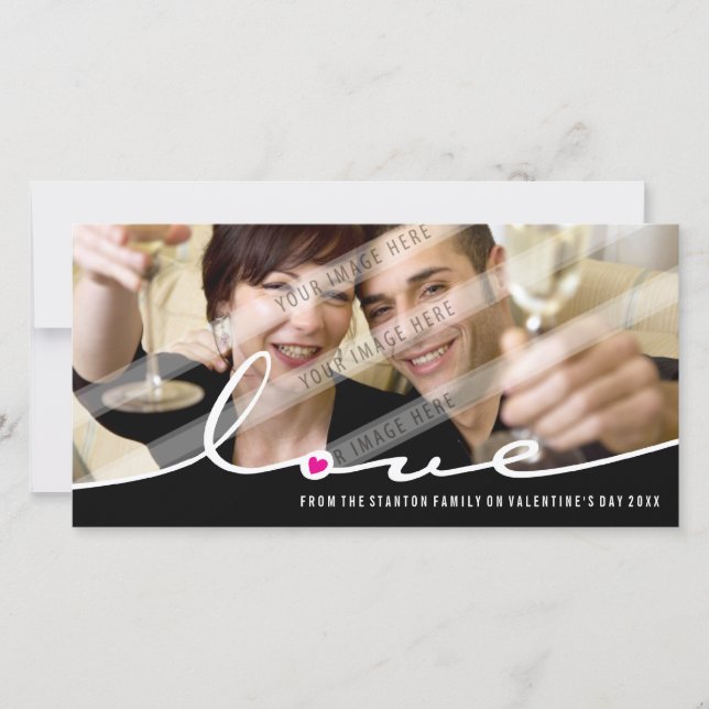 VALENTINE'S PHOTOCARD :: love divide 3L Julkort (Framsida)