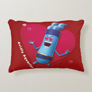 Valentines Pillow för Aquarius Prydnadskudde