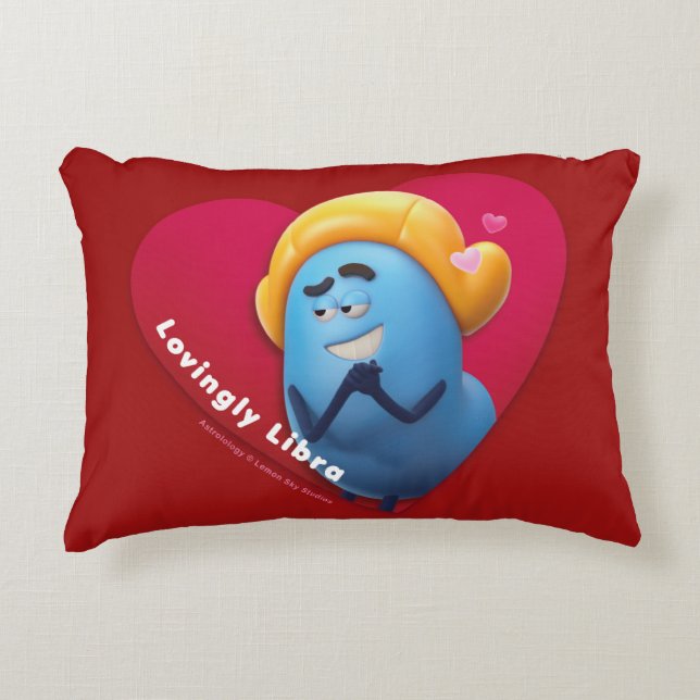 Valentines Pillow för Libra Prydnadskudde (Framsidan)