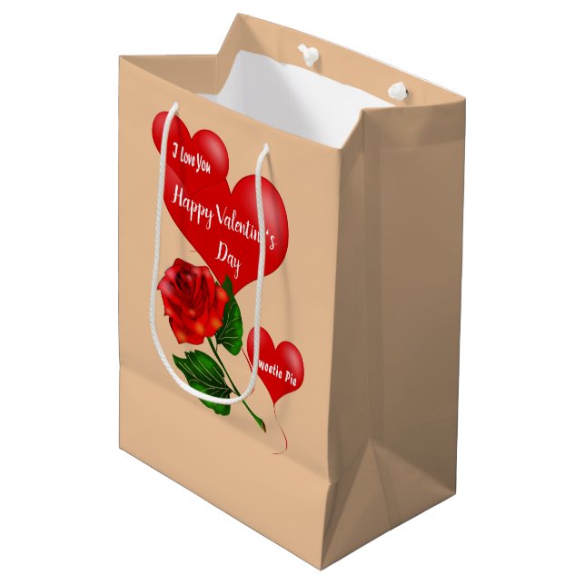 Valentines presentväska (Framsidan Vinklad)