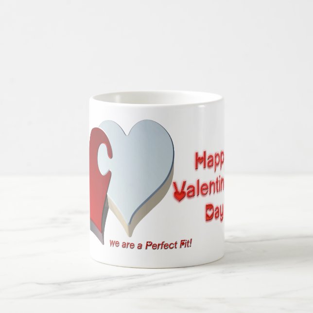 Valentines Puzzle Kaffemugg (Center)