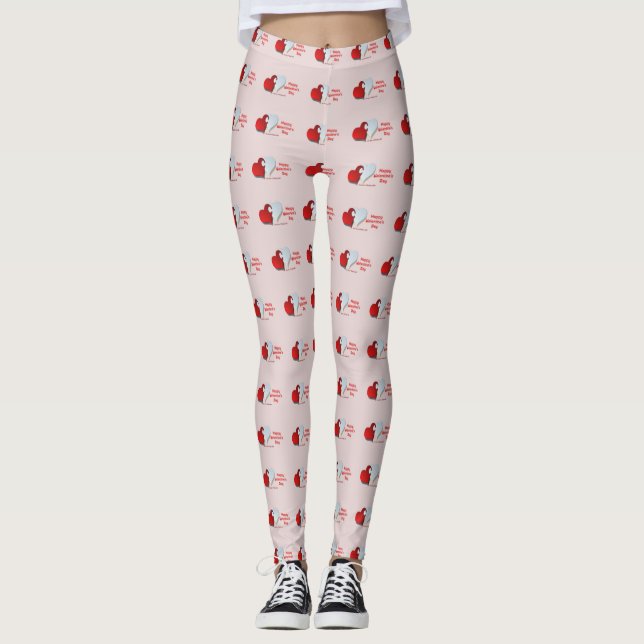 Valentines Puzzle Leggings (Framsida)