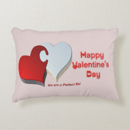 Valentines Puzzle Prydnadskudde