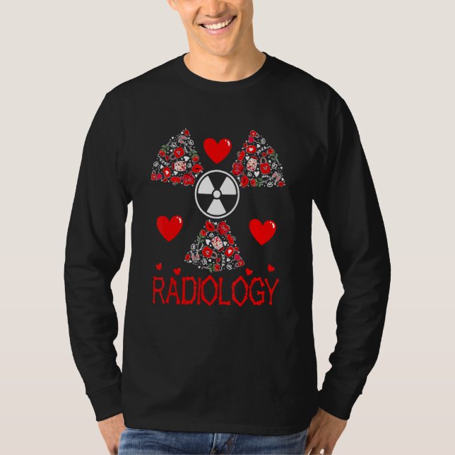 Valentine's Radiology You Pose We Expose X ray Rad T Shirt (Framsida)