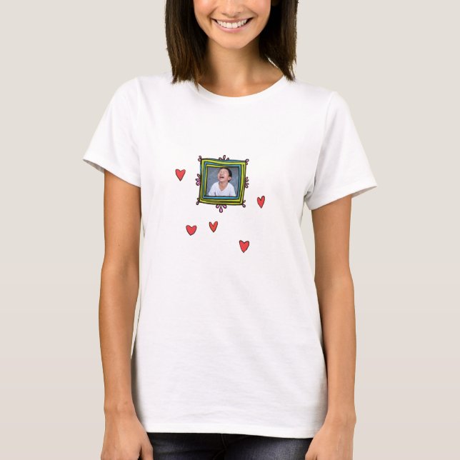 Valentines ramfotomall T-Shirt (Framsida)