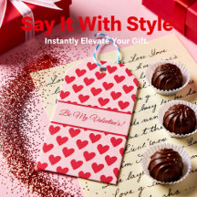 Valentines röd och rosa mönster