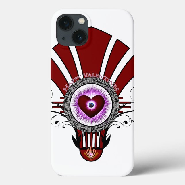 Valentines Star Burst iPad Case (Baksida)