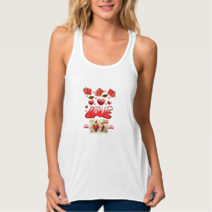Valentines Tanktop Linne Med Racerback