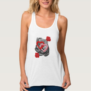 Valentines Tanktop Linne Med Racerback