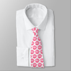Valentines Tie Cute Kärlek & Kisses Neckties