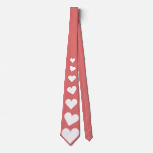 Valentines Tie Cute Valentines Kärlek Neckties (Framsida)