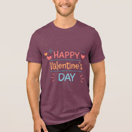 Valentine's Typography Sayings T Shirt