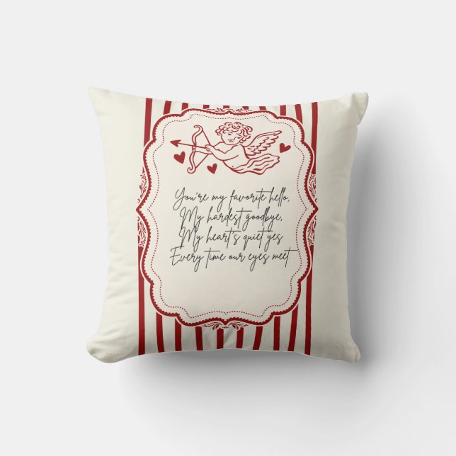 Valentines unika stil av Sommer Hamilton Kudde (Framsida)