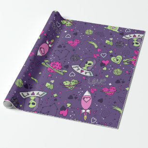 valentines utomjordisk kärlek ufo rymdfartsfartyg presentpapper