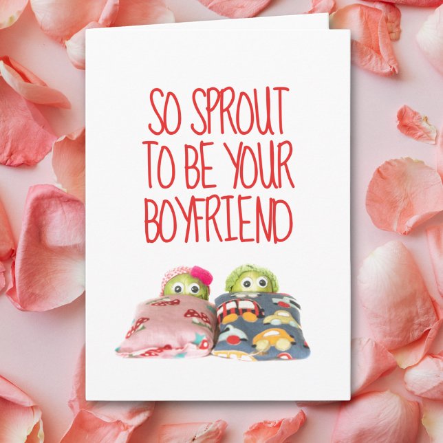 Valentine's Vegan Love, Girlfriend Vegetable Funny Kort (Skapare uppladdad)