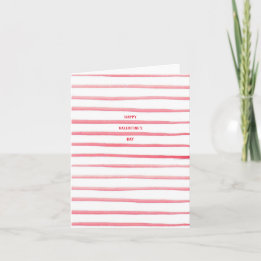 Valentines Watercolor Rand Kort