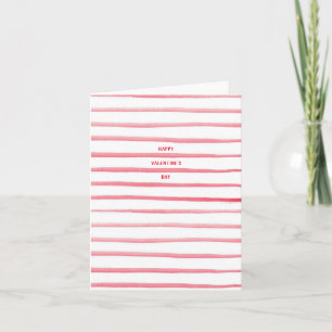Valentines Watercolor Rand Kort