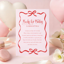 Valentinesbowgirl bebisshower böcker för bebis